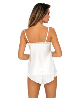 Dámske pyžamo 1/2 cream - Donna krémová M