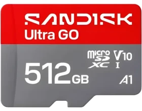 SanDisk Ultra GO 512GB / Pamäťová karta microSDXC / UHS-I / Class 10 / A1 / čítanie 190 MB/s (SDSQUGN-512G-GN6MN)