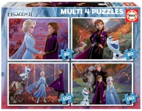Educa Puzzle Ľadové kráľovstvo 2 - 4v1