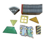 Mamido Mamido Magnetická stavebnica mesto 50 dielov, 5x služobné vozidlá MT1447