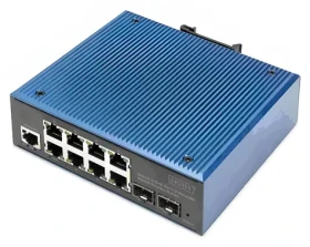 Digitus DN-651157 / Switch / L2 Managed / 8x Gigabit RJ45 + 2x SFP / PoE / DIN lišta (DN-651157)