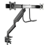 StarTech Heavy-Duty čierna / Držiak pre dva monitory / 17-32" / Synchronizovaná výška / Nosnosť 16 kg / Oceľ (ARMSLMBARDUO)