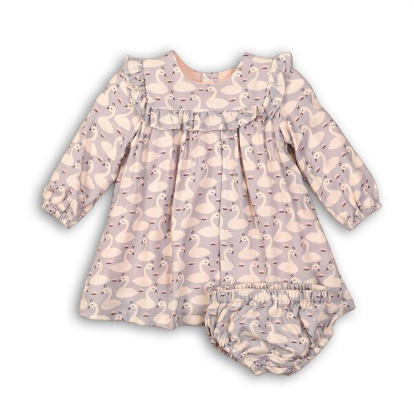 Šaty dievčenské a nohavičky, Minoti, SWAN 4, holka - 86/92 | 18-24m