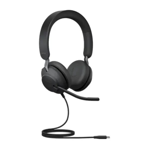 Jabra Evolve2 40 čierna / Pre callcentrá / Stereo / USB-C / MS (24089-999-899)