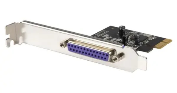 StarTech radič paralelného portu PCIe / Rozširujúca karta / PCI Express / 1x Parallel Port / čipset OXPCIe952 (PEX1P2)