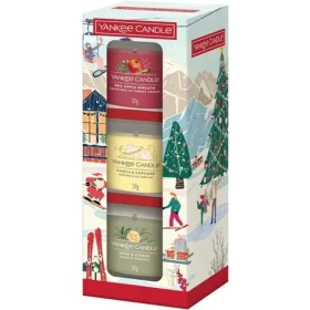 Yankee Candle darčeková sada 3 sklenených votívnych sviečok Holiday Party 2025 (5038581166421)