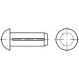 TOOLCRAFT TO-5451846 pologuľatý ryhovaný klinec 2 mm 500 ks; TO-5451846