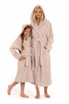 Dámsky župan Athena s kapucňou 3116 8251 Hazelnut - Vestis XL oříšková