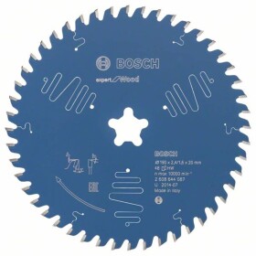 Bosch Accessories Expert for Wood 2608644087 pílový kotúč 190 mm Počet zubov (na palec): 48 1 ks; 2608644087