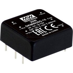 MEAN WELL DKMW20F-12 DC / DC menič napätia, modul 830 mA 20 W Počet výstupov: 2 x; DKMW20F-12