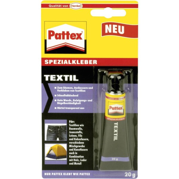 Pattex TEXTIL speciálne lepidlo PXST1 20 g; PXST1