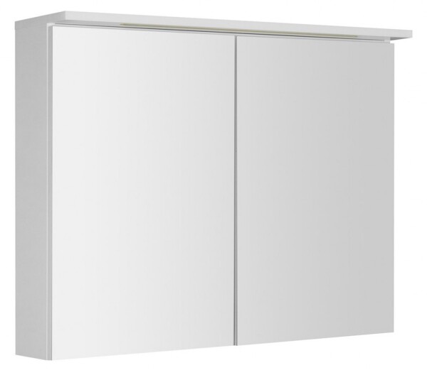 AQUALINE - KAWA STRIP Galérka s LED osvetlením 90x70x22cm, biela WGL90S