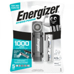 Energizer Hybrid Power 1000lm / Čelové svietidlo / Dosvit: až 100m / akumulátor / 2xCR123 (ESV059)