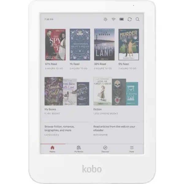 Kobo Clara Colour biela / Čítačka e-kníh / 6" / E-ink / 1072×1448 / 16GB / Wi-Fi / BT / USB-C (681495010042)