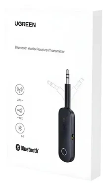 Ugreen CM403 čierna / Bluetooth prijímač a vysielač / Jack 3.5 mm / Bluetooth 5.0 (81885)