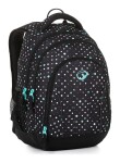 Školský set Bagmaster SUPERNOVA 23 A Set Black/Turquoise