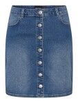 Pieces Dámska sukňa PCPEGGY 17126258 Medium Blue Denim XS