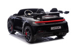 Mamido Mamido Elektrické autíčko Porsche 911 GT3 XXL | 24V14Ah | 12km/h | Nafukovacie kolesá | 2x320W | Pre 2 deti | Lakované čierne