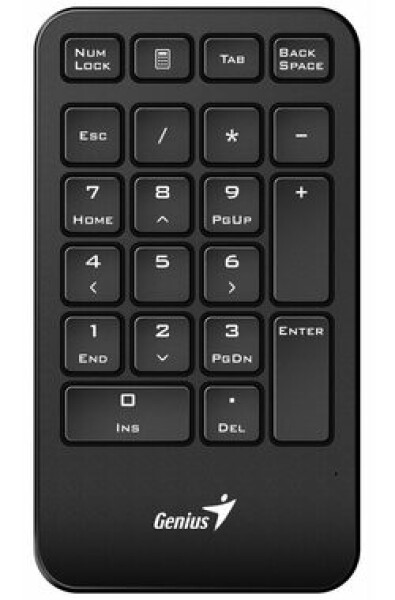 Genius NumPad 1000 čierna / Bezdrôtová numerická klávesnica / membránová / USB 2.4 GHz (31320003400)