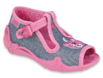 BEFADO 213P125 dievčenské papuče pink bear 25 213P125_25
