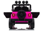 Mamido Elektrické autíčko Jeep Rubicon 24 V 2x200 W ružové