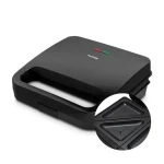 Huslog HUS1074 čierna / Sendvičovač / 800 W / 2 sendviče / nepriľnavé dosky / cool-touch madlo (OWN000152)