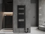 MEXEN/S - Helios radiátor + vykurovacia tyč 1500 x 500 mm, 900 W, čierna W103-1500-500-2900-70