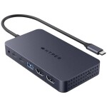 HyperDrive Koncentrator HyperDrive Dual 4K HDMI 7 Port USB-C Hub M1&M2 MacBook/PC/chrómebook/2xHDMI/miniJack