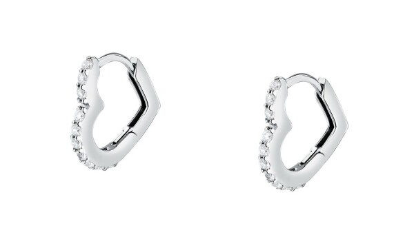 Morellato Romantické strieborné náušnice so zirkónmi Tesori SAIW255