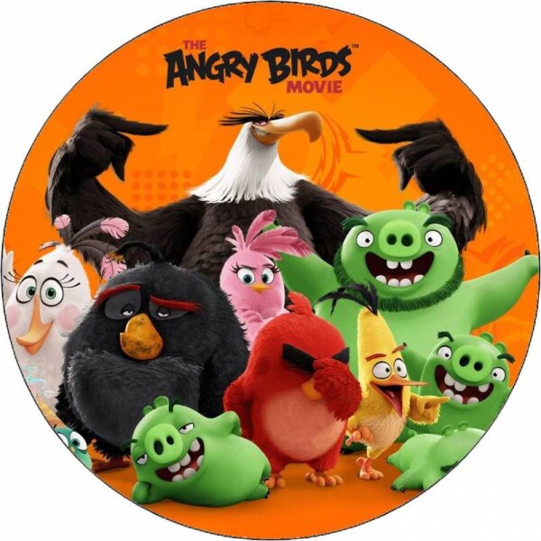 Jedlý papier Angry Birds vo filme 19,5 cm - Pictu Hap - Pictu Hap
