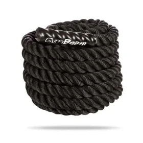 Posilňovacie lano Battle Rope 12 m - GymBeam (čierna) (50965-1-black)