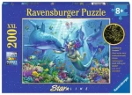 Ravensburger Svietiace puzzle Podvodný raj XXL