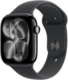 Apple Watch 11 GPS + Cellular 46mm Jet Black Alu Sport Band M/L Čierny (MFC44ZR/A)
