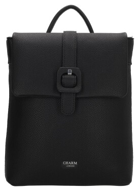 Elegantný dámsky batoh do mesta Charm London Uptown W01602 Black