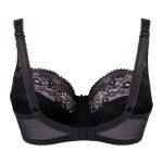 Vystužená podprsenka Panache Clara Full Cup charc/black 7255 65E