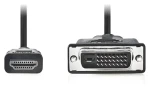 Nedis HDMI - DVI-D čierna / Redukcia / HDMI zástrčka - DVI-D 24+1pin zástrčka / 3 m / bulk (CCGL34800BK30)
