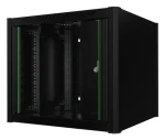Lanview 19" nástenný rozvádzač 9U 600 mm / Nástenný rozvádzač / 9U / Šírka 600 mm (RWM09U56BL)