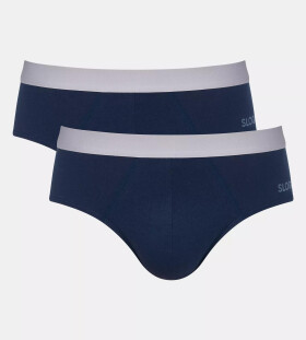 Pánske nohavičky GO ABC 2.0 Brief 2P - BLUE - modrá 00RA - SLOGGI BLUE XS