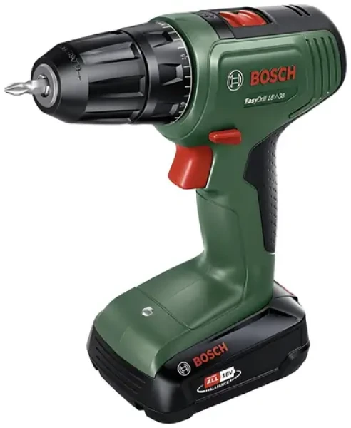 BOSCH EasyDrill 18V-38 / Aku vŕtací skrutkovač / 18V / 1630 ot-min / 38 Nm / 2,0 Ah (06039D8003)