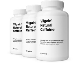 Vilgain Prírodný kofeín – 3× 90 tabliet