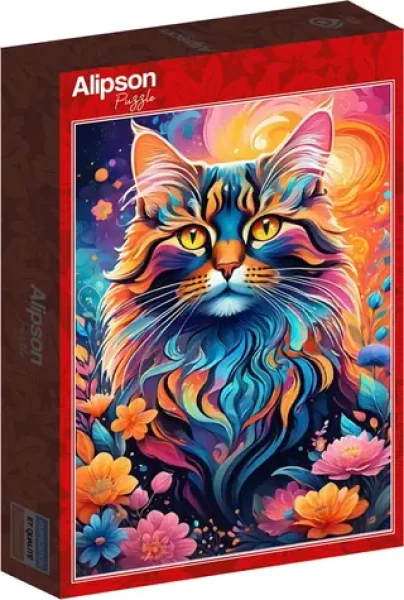 ALIPSON Puzzle Farebná mačka