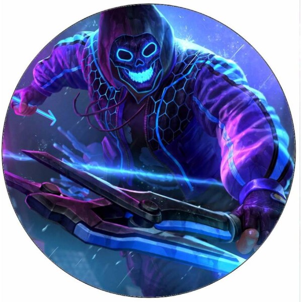 Jedlý papír Fortnite neonový kostlivec 19,5 cm - Pictu Hap - Pictu Hap