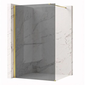 REA/S - Sprchová zástena Flexi Grey / Gold 90 KPL-K99785