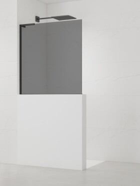 Sprchová zástena SAT walk-in 90 cm na zníženú priečku SATBWISKS90ZAVLC SATBWISKS90ZAVLC