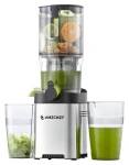 AMZCHEF CE-ZM1902B-SV / Pomalý odšťavovač / plniaci otvor 142 mm / 3 stupne filtrácie / spätný chod / nádoba 700 ml (CE-ZM1902B-SV)