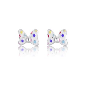 Disney Pôvabné strieborné náušnice Minnie Mašlička Mini ES00107SL.CS