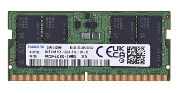 Samsung M425R4GA3BB0-CWM 32GB (1x32GB) 5600MHz/DDR5/2Rx8/CL40/1.1V/SO-DIMM/Non-ECC (M425R4GA3BB0-CWM)