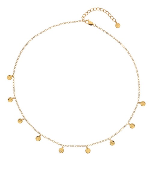Hot Diamonds Pôvabný pozlátený náhrdelník s diamantom Jac Jossa Soul DN149