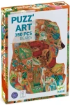 DJECO Obrysové puzzle Medveď
