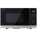 Sharp Sharp YC-PC284AE-S Mikrowelle & Grill 28L schwarz/silber